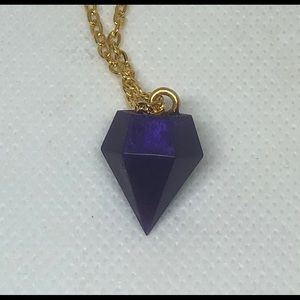 Royal Purple Diamond Necklace